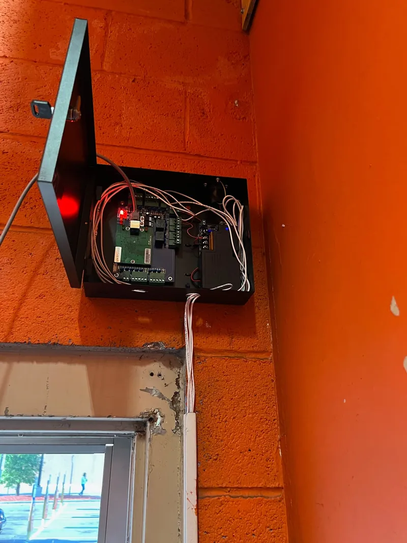 Commercial access control system installation for a retail client